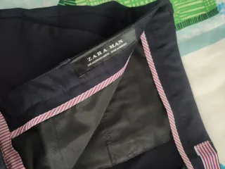 Traje Zara Azul Marino Chico