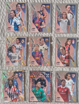 (LEER) COL. COMPLETA(418 CROMOS)"LIGA F 26”