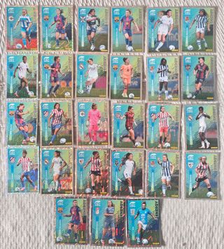 (LEER) COL. COMPLETA(418 CROMOS)"LIGA F 26”