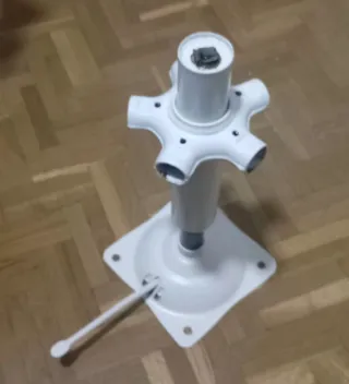 Silla Ikea Mimbre y Tela Beige