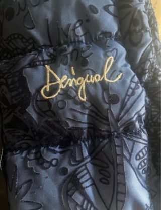 Chaleco Niña Desigual Azul Estampado Talla 9-10