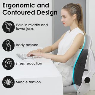 Cojín Lumbar para Coche, Almohada Lumbar con Espon