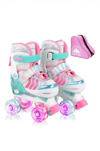 Patines Sawyer Rosa Talla M Nuevos