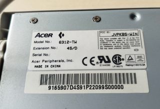 Teclado Mecánico Acer DIN5/PS2