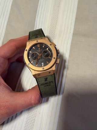 Reloj Hublot Oro y Verde
