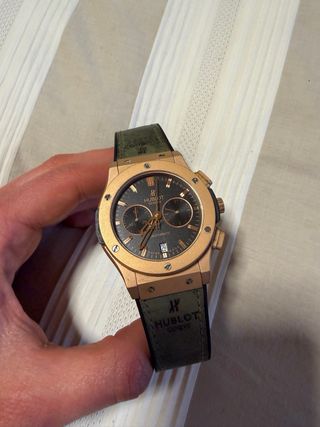Reloj Hublot Oro y Verde
