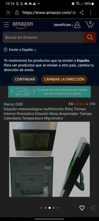 Estación meteorológica digital