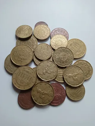 #Lote 2-Monedas Céntimos de Euro variadas