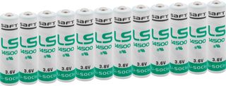 Saft LS 14500 3,6v Lithium Pack de 12, Blanco