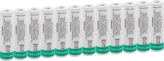 Saft LS 14500 3,6v Lithium Pack de 12, Blanco