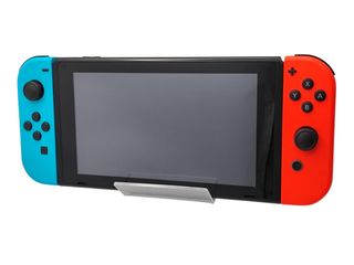 CONSOLA NINTENDO SWITCH 32GB AZUL-ROJO + CAJA *DETALLE SEGUROS Y TAPA*