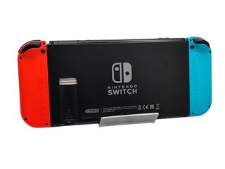 CONSOLA NINTENDO SWITCH 32GB AZUL-ROJO + CAJA *DETALLE SEGUROS Y TAPA*