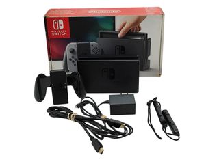 CONSOLA NINTENDO SWITCH 32GB AZUL-ROJO + CAJA *DETALLE SEGUROS Y TAPA*