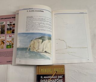 3 manuali pratici di disegno e pittura