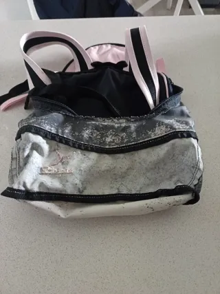 Mochila Domyos danza Ballet Negra y Rosa