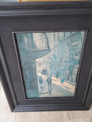 Cuadro antiguo pintor De Soto