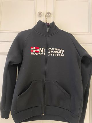 Sudadera Geographical Norway cremallera