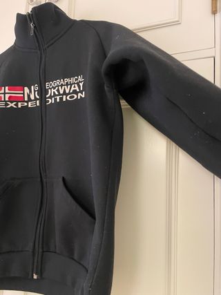 Sudadera Geographical Norway cremallera