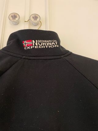 Sudadera Geographical Norway cremallera