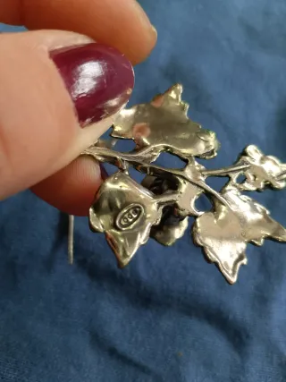 Fiore e Saxsofano Argento 800