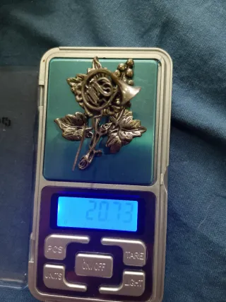 Fiore e Saxsofano Argento 800