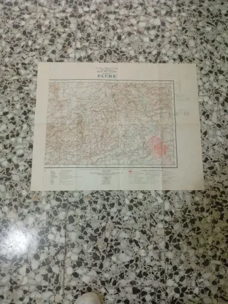 Mapa Cartografía Militar Elche