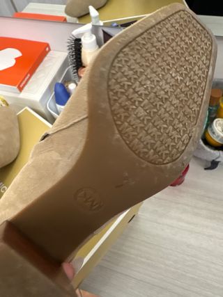 Stivaletti Michael Kors Beige/Marrone Tg 41