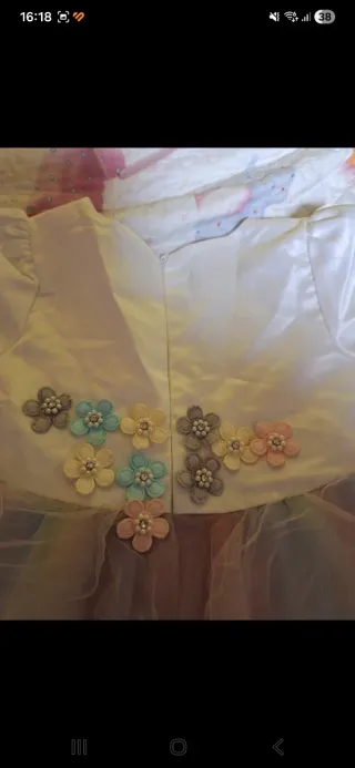 Disfraz Unicornio Arcoíris Niña 6 años.