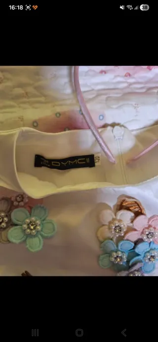 Disfraz Unicornio Arcoíris Niña 6 años.