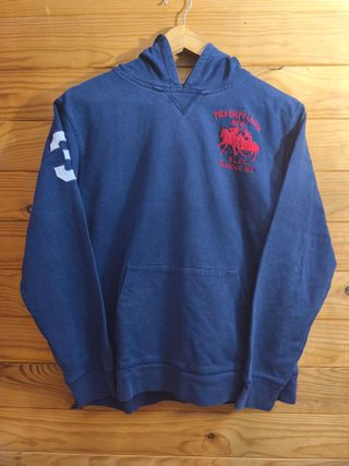 Sudadera Ralph Lauren Color Azul, Rojo y Blanco XS
