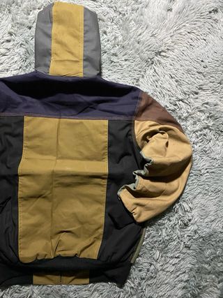 Chaqueta Carhartt Gris Marron Capucha M y2k Bomber