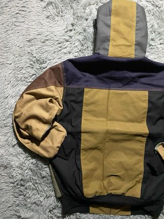 Chaqueta Carhartt Gris Marron Capucha M y2k Bomber