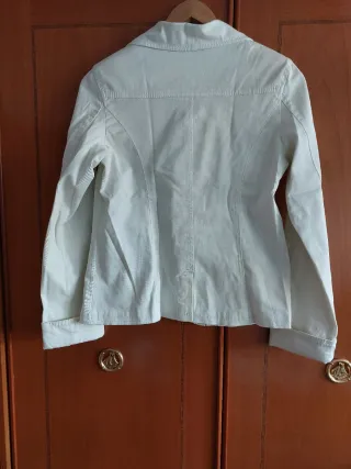 Blazer Bershka blanca Talla L