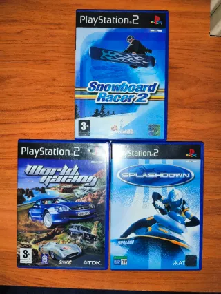 PS2: Snowboard Racer 2, World Racing, Splashdown