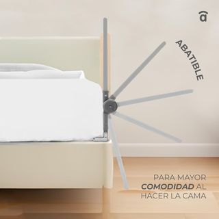Asalvo Barrera de Cama 2 en 1 de 150 cm para Niño