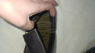 Monedero/billetero Carolina Herrera Beige y Marrón