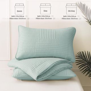 Whale Flotilla Colcha para Cama de 260 x 280 cm, C