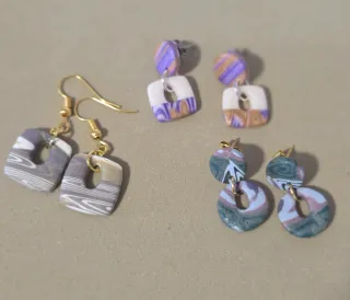 Pack pendientes arcilla polimèrica