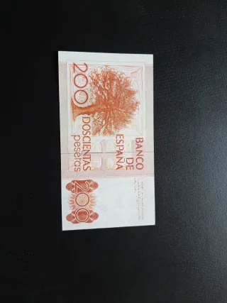 BILLETE DE 200 PESETAS DE 1980