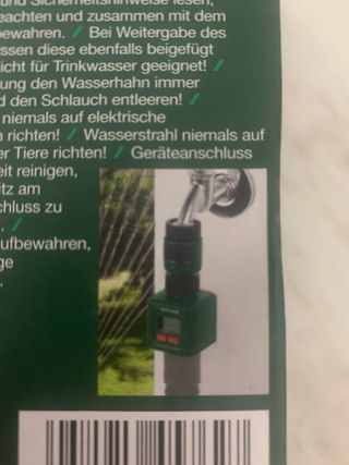 Parkside Aquamètre - Misuratore d'acqua