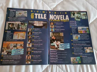 Revista extra telenovela un mundo mágico