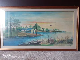 Quadro paesaggio marino
