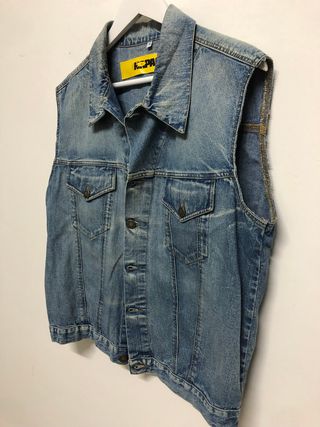 Gilet jeans KPALM M Vintage Y2K Old Money