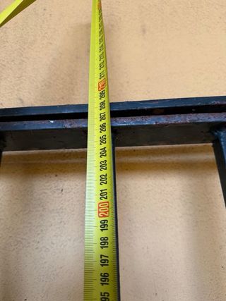 Reja de puerta metálica 209x86