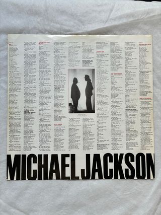 Michael Jackson - BAD (Vinilo 1987) Primera Edició
