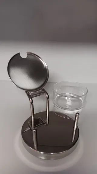 Formaggiera Alessi Vetro e Metallo