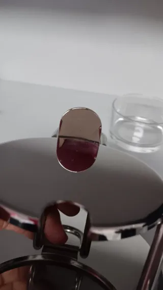 Formaggiera Alessi Vetro e Metallo