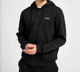 Sudadera McKenzie Negra Cremallera
