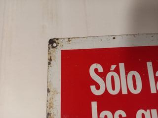 CARTEL METÁLICO ANTIGÜO FERODO + REVISTAS