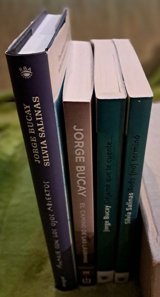 Lote de 4 libros JORGE BUCAY y SILVIA SALINAS